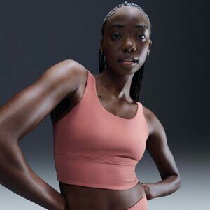 Nike Sports Bra in Dusty Pink
